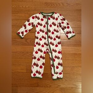 KicKee Pants Infant Christmas Bamboo One Piece